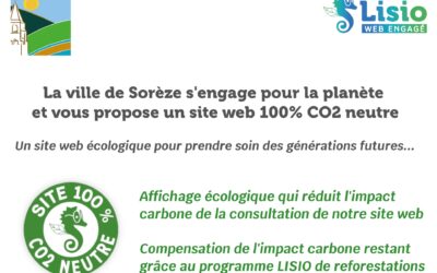 Un site internet éco-responsable avec le programme Lisio