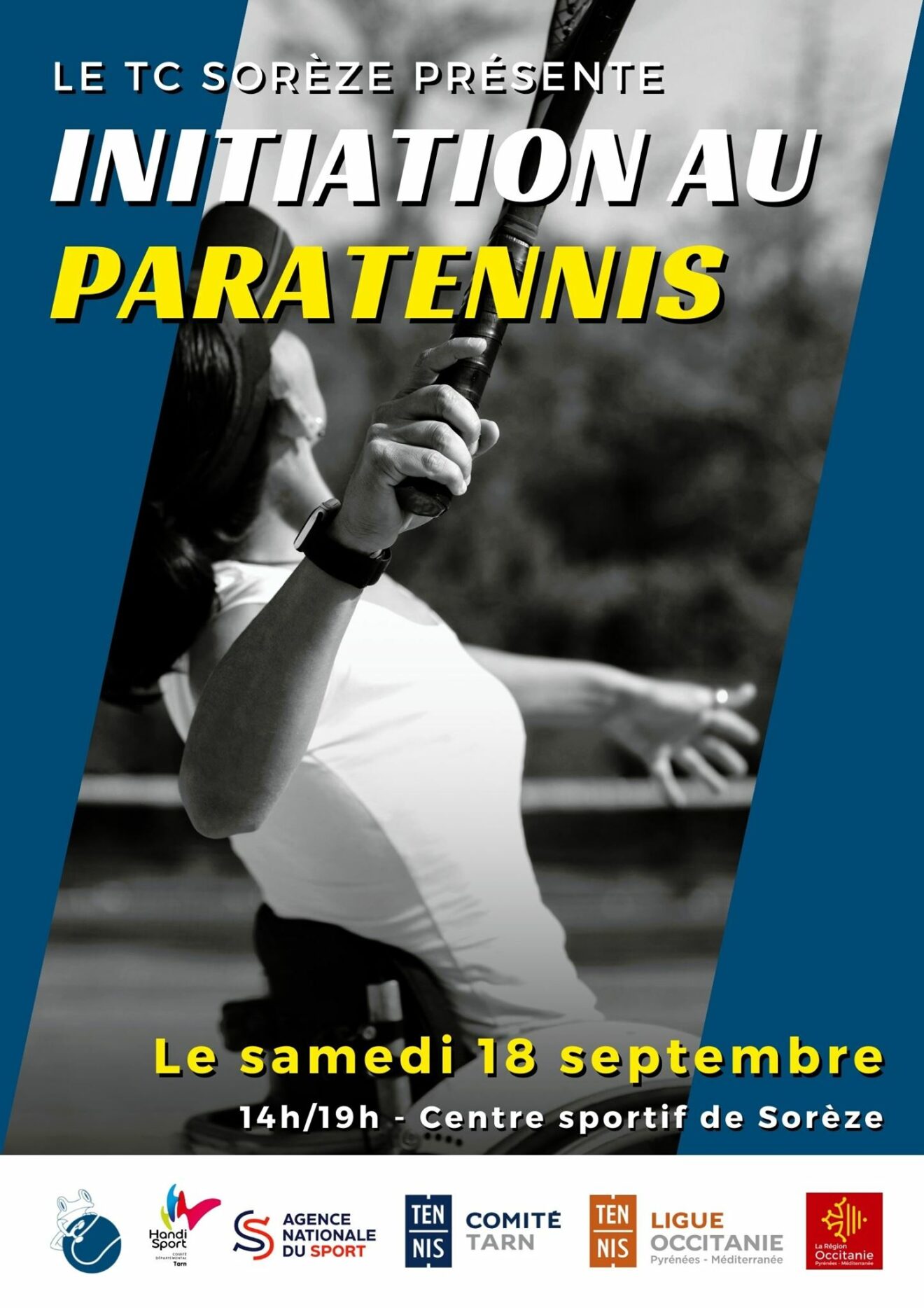 Tennis Club de Sorèze : Découverte et initiation au paratennis
