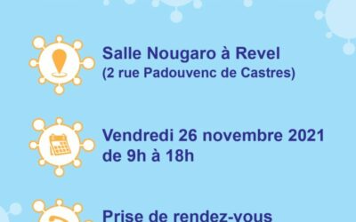 Vaccination Covid-19 : un centre de vaccination éphémère à Revel