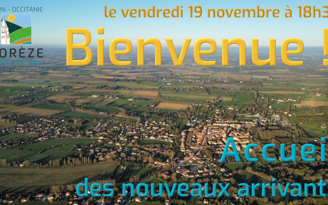 Accueil des nouveaux Soréziens