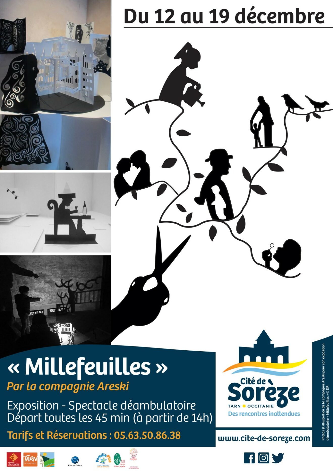 ＂Millefeuilles＂, exposition - spectacle déambulatoire - Cité de Sorèze