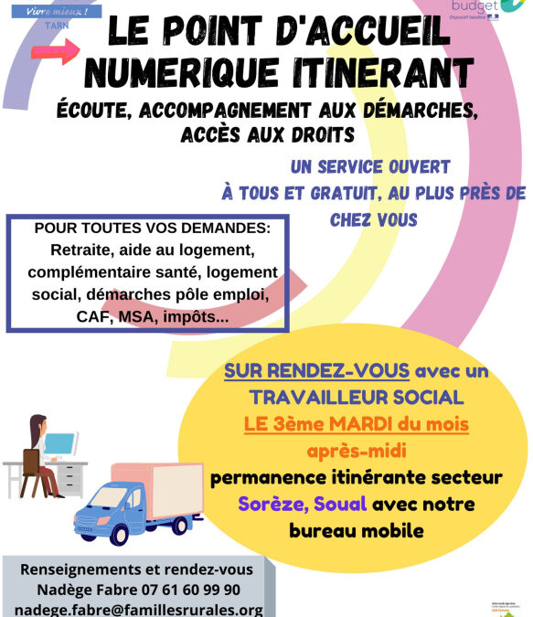 Aide aux démarches administratives : un point d&rsquo;accueil itinérant