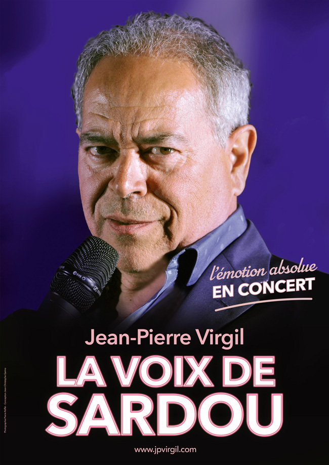 Concert Jean-Pierre VIRGIL (la voix de Sardou)