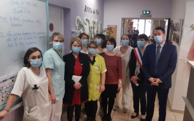 Inauguration de l&rsquo;EHPAD en présence de Mme la ministre chargée de l&rsquo;autonomie Brigitte Bourguignon