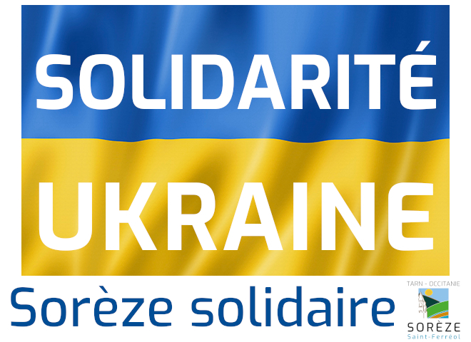 Sorèze solidaire du peuple Ukrainien