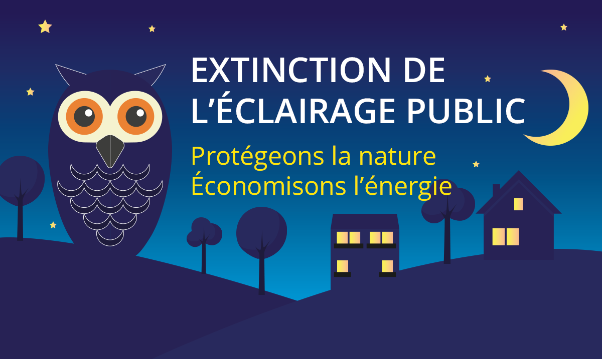 Extinction de l'éclairage public et leur modernisation