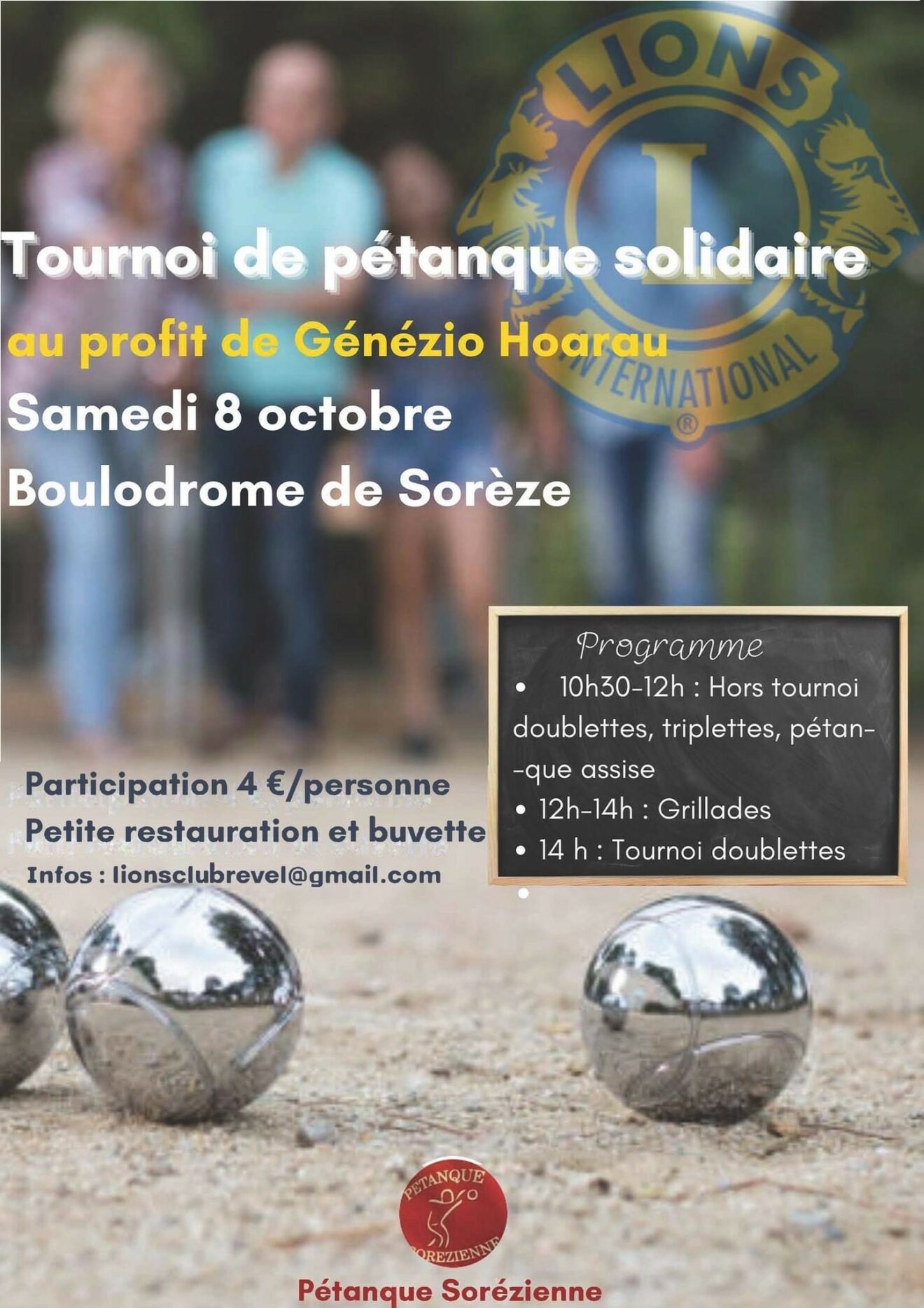 Tournoi de pétanque solidaire