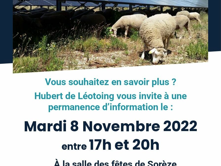 Projet agrisolaire de la Montagne Noire : invitation à la concertation