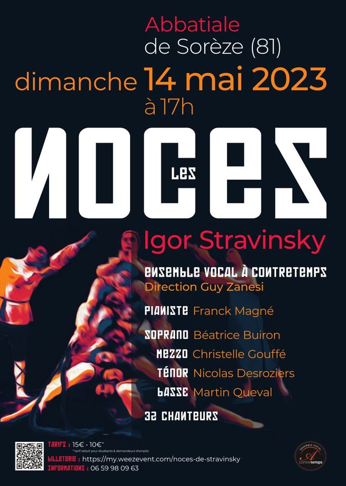 Concert Noces de Stravinsky