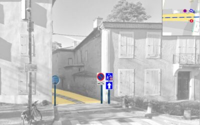 Circulation rue des Jardins