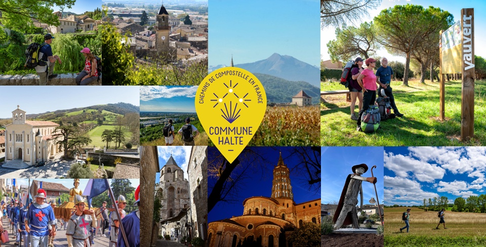 Label Commune Halte Chemins de Compostelle