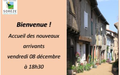Accueil des nouveaux Sorèziens
