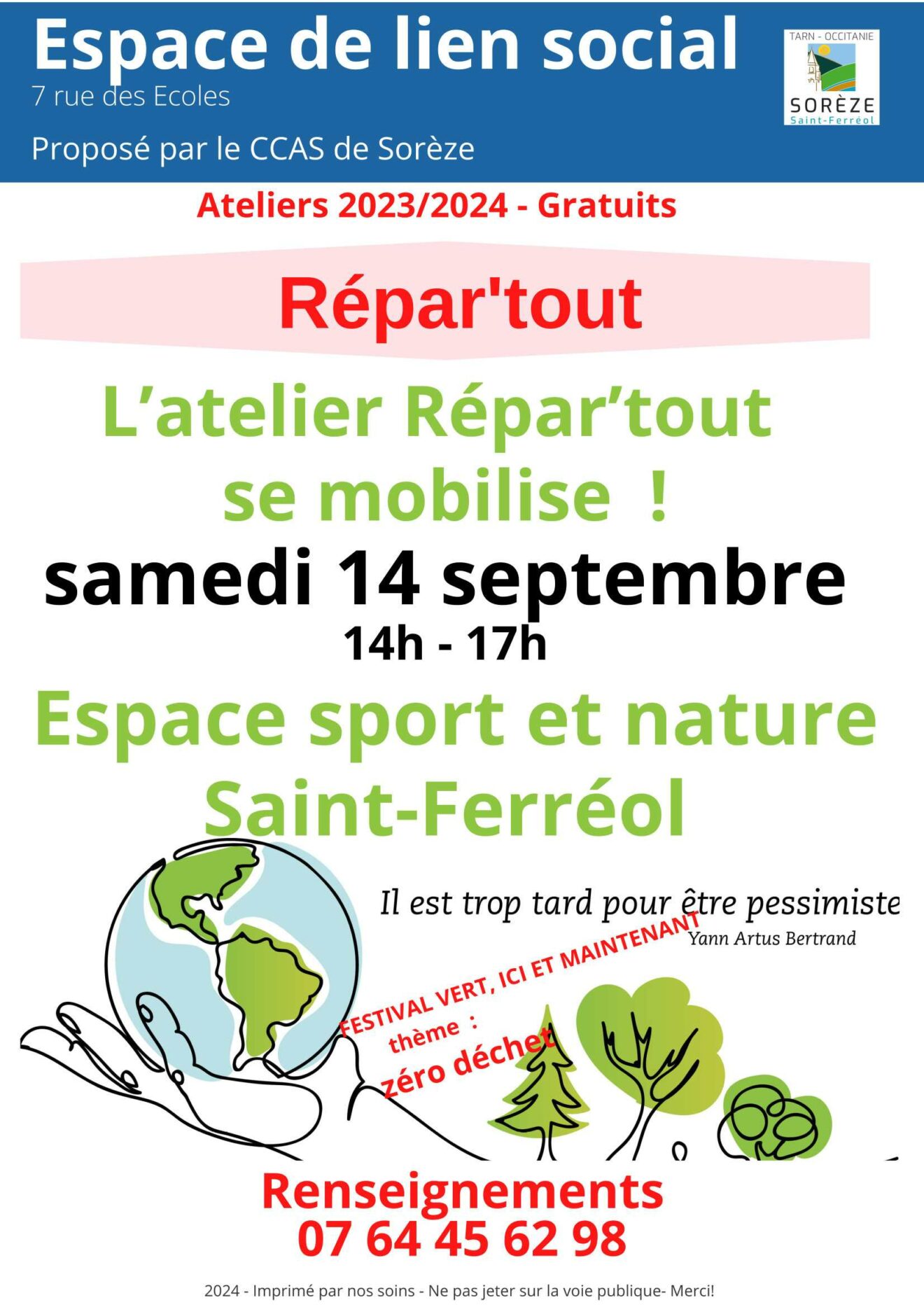 Repar' tout de septembre à Saint-Ferréol