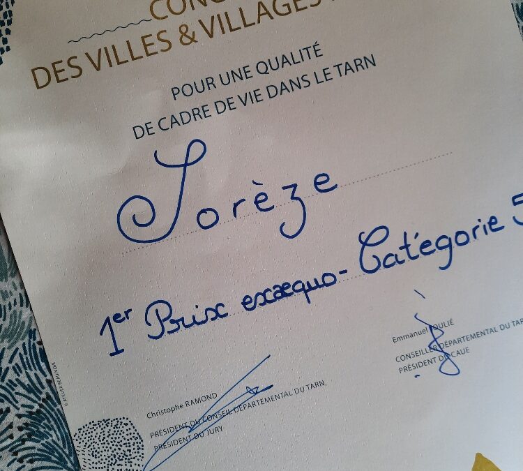 Villes et villages fleuris du Tarn : premier prix