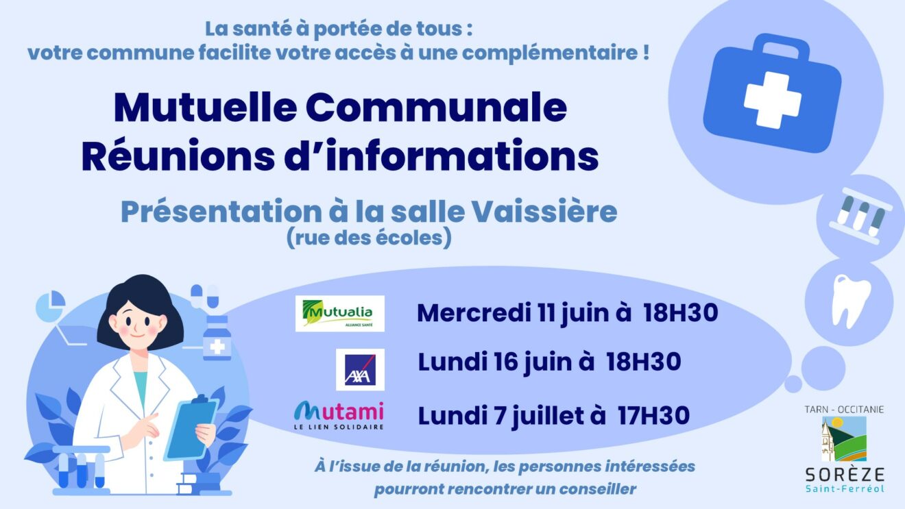Mutuelle Communale - Réunions d'informations