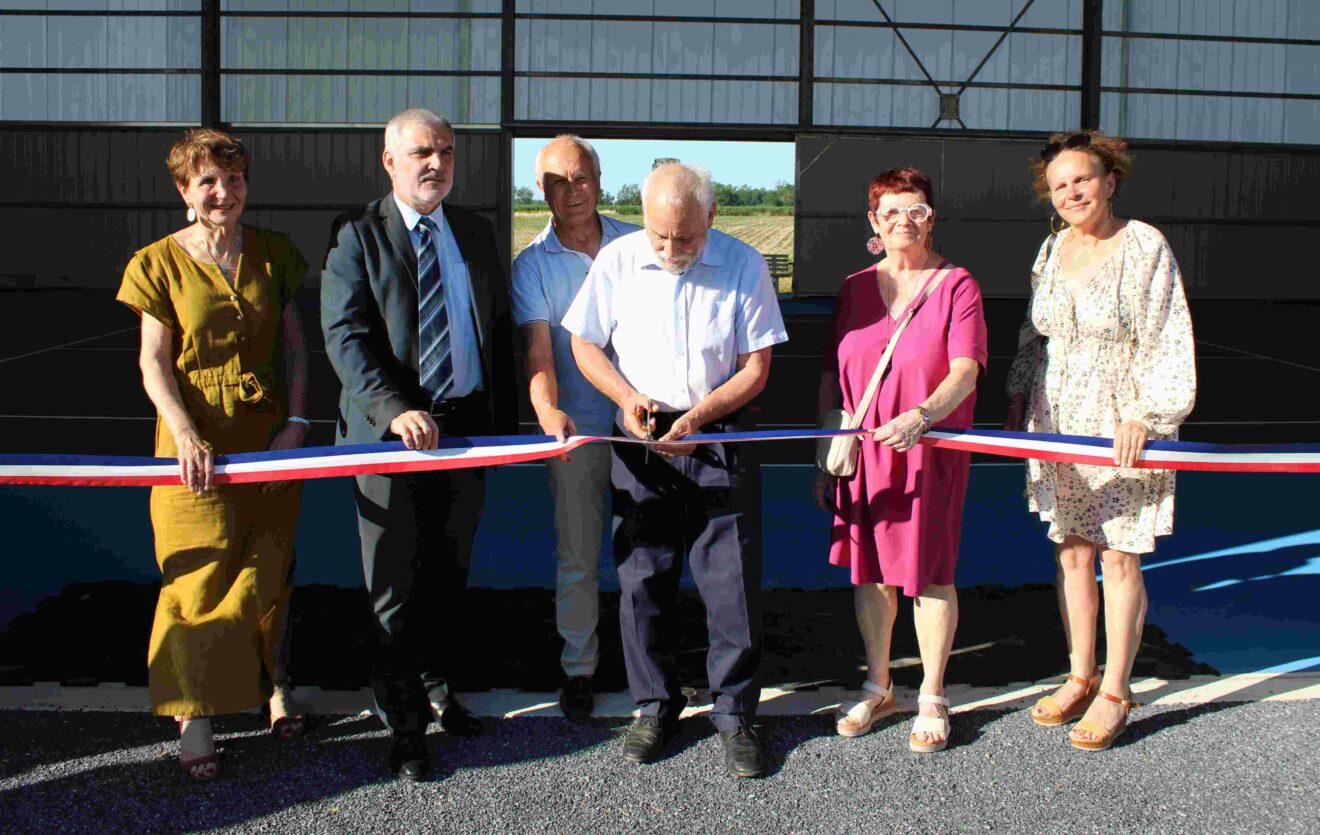 Inauguration du Tennis couvert