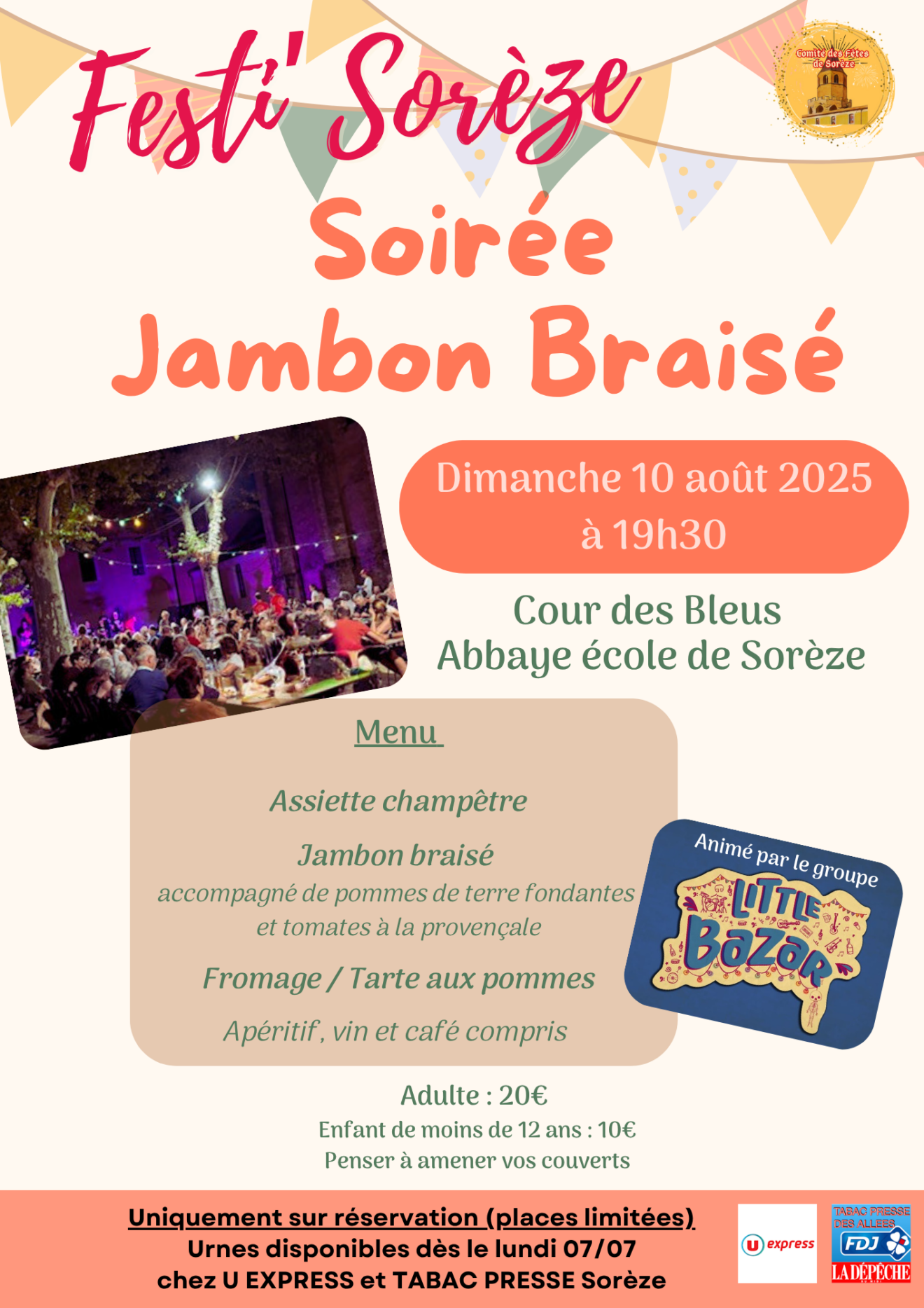 Festi' Sorèze - soirée jambon braisé