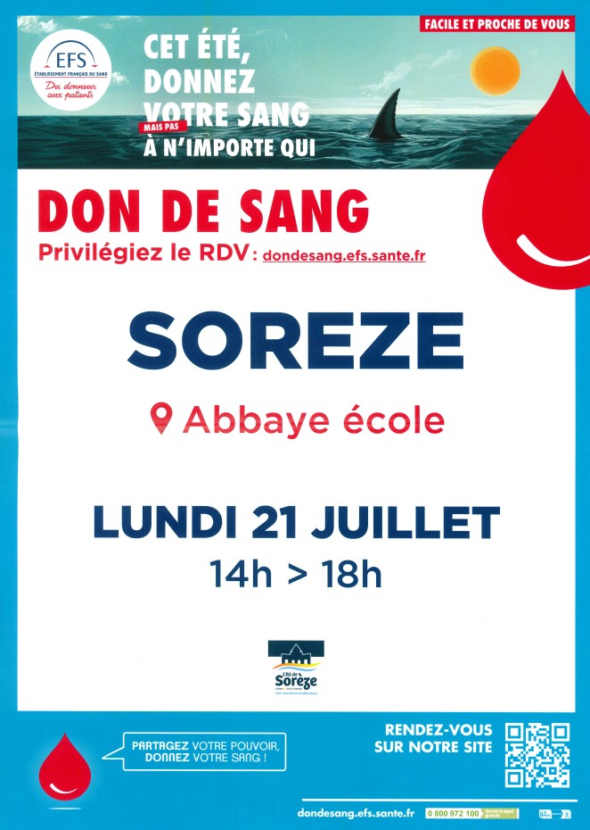 AFFICHE DON SANG .7.2025