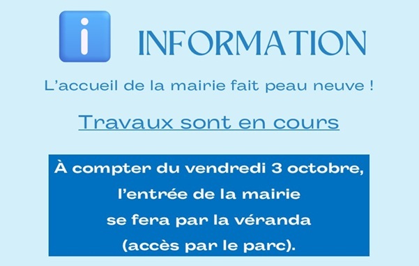 Fermeture exceptionnelle de la mairie le jeudi 02 octobre
