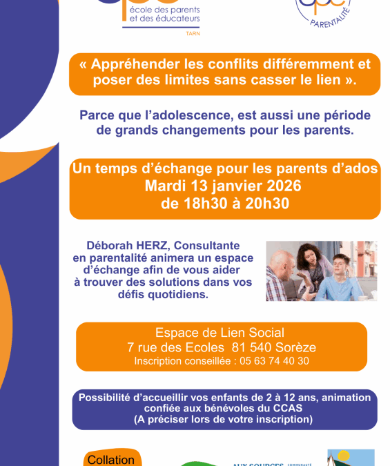 Temps d&rsquo;échanges et d&rsquo;écoute: Rencontre Parents-Ados