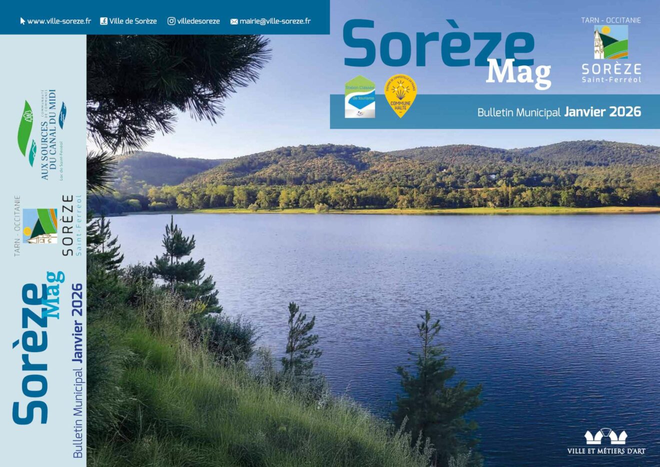 Sorèze Mag 2026 : bulletin municipal en ligne