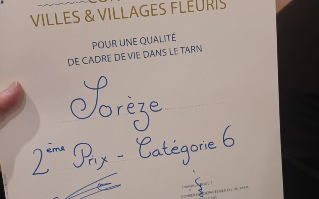 Villes et villages fleuris du Tarn : deuxième prix