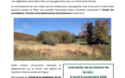 Inventaire des zones humides de la Montagne noire