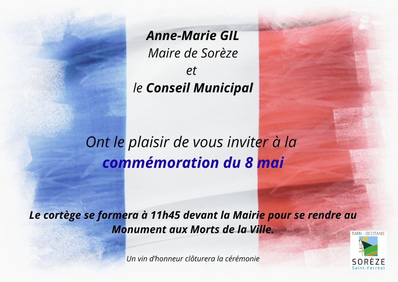 Cérémonie de commémoration du 8 mai 1945