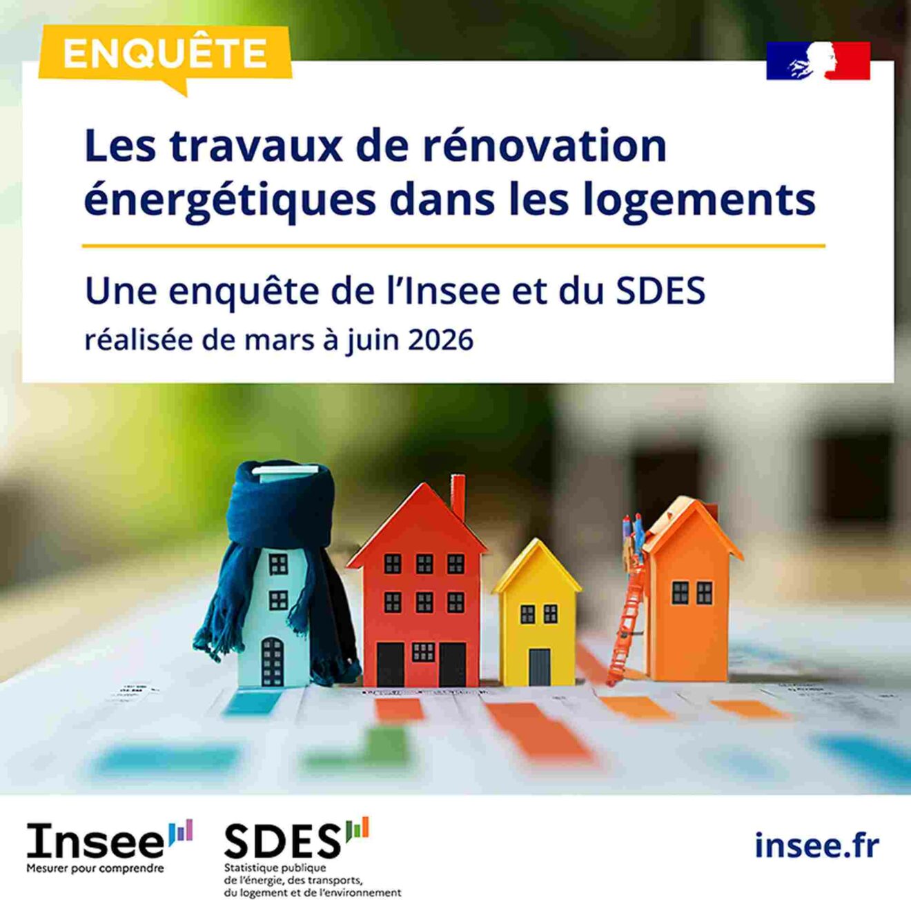 Insee - enquête rénovation énergétique 2026