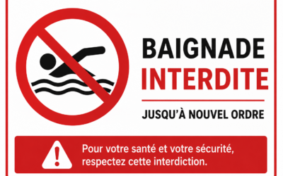 BAIGNADE INTERDITE À SAINT-FERRÉOL