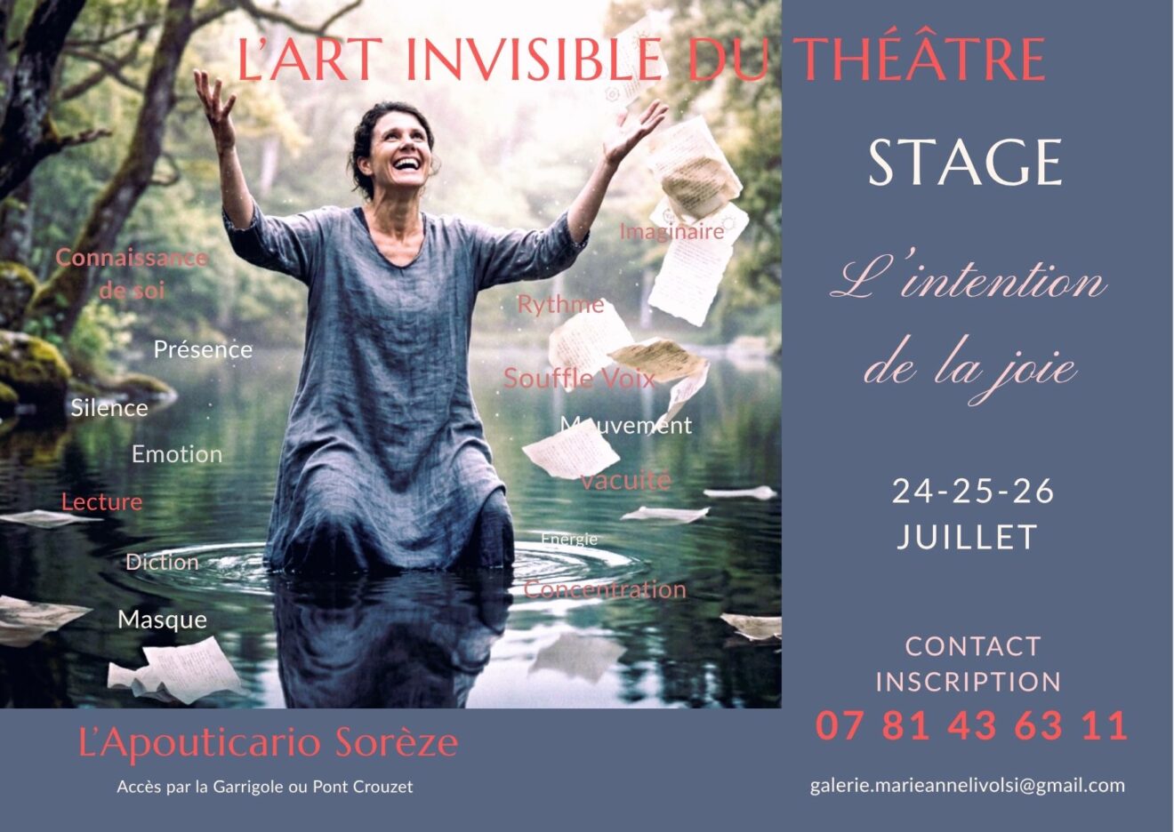 L'art invisible du théâtre - stage