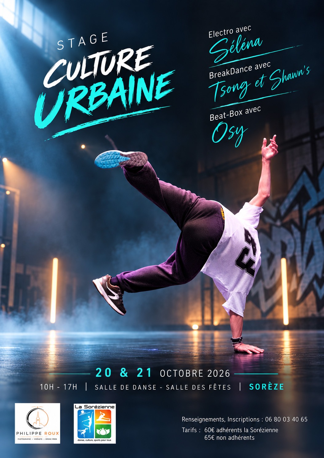 La Sorézienne - stage culture urbaine 20 et 21 octobre 2026
