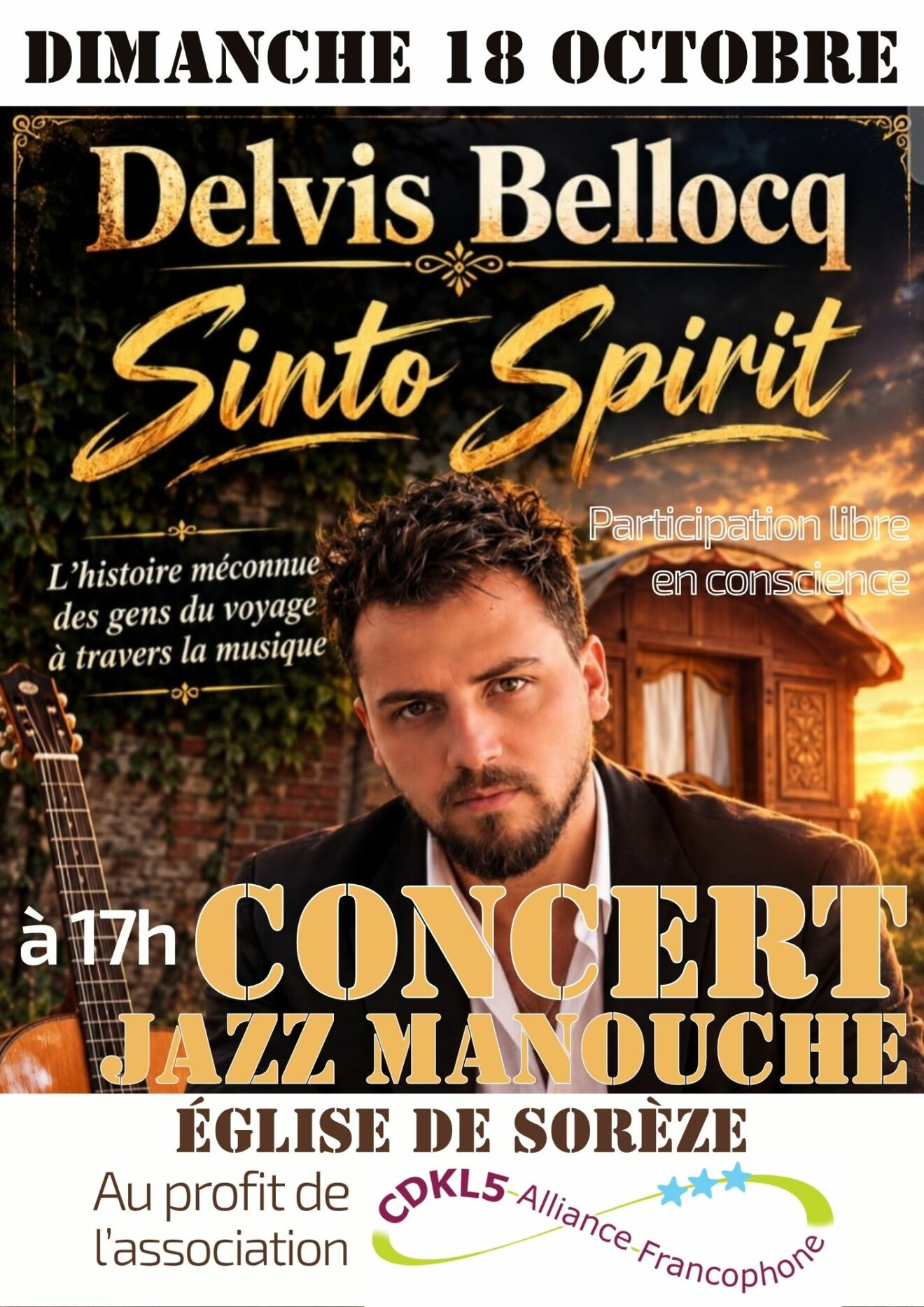 Concert jazz manouche - 18 octobre 2026